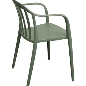 Hot KARE Design Chair with Armrest Flores Grey Green