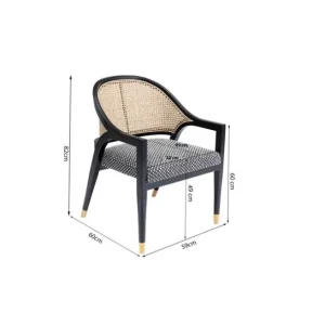 Discount KARE Design Chair with Armrest Horizon