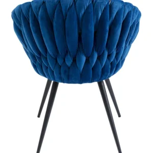 Online KARE Design Chair with Armrest Knot Blue