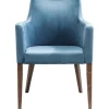 Sale KARE Design Chair with Armrest Mode Velvet Petrol