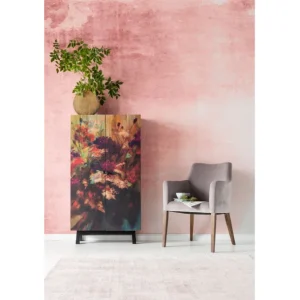 New KARE Design Chair with Armrest Mode Velvet Grey