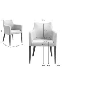 Sale KARE Design Chair with Armrest Mode Velvet Petrol