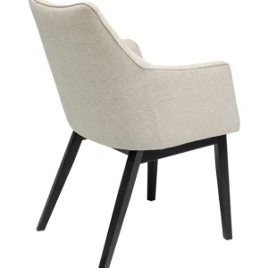 Best KARE Design Chair with Armrest Modino Cream