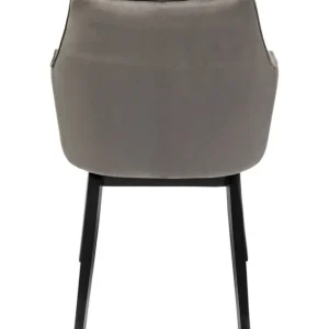 Discount KARE Design Chair with Armrest Modino Velvet Grey