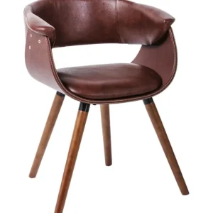 Outlet KARE Design Chair with Armrest Nougat