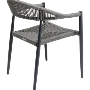 Best KARE Design Chair with Armrest Palma Grey