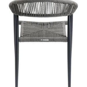 Best KARE Design Chair with Armrest Palma Grey