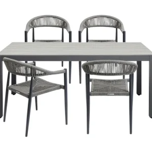 Best KARE Design Chair with Armrest Palma Grey