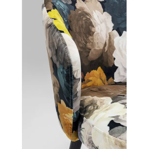 chair_with_armrest_peony__6.webp Fashion KARE Design Chair with Armrest Peony Flower Yellow