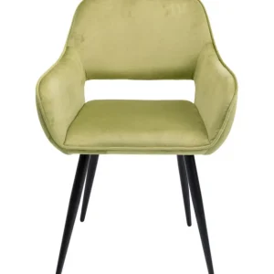 New KARE Design Chair with Armrest San Francisco Light Green