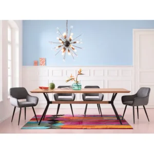 Online KARE Design Chair with Armrest San Francisco Grey