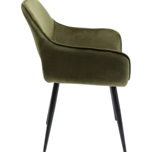 Discount KARE Design Chair with Armrest San Francisco Dark Green