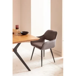 Online KARE Design Chair with Armrest San Francisco Grey