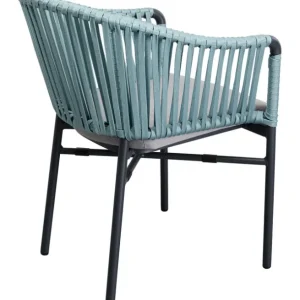 Online KARE Design Chair with Armrest Santanyi Petrol