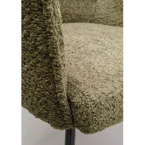 Fashion KARE Design Chair with Armrest Selma Olive
