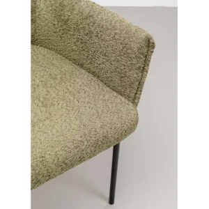 Fashion KARE Design Chair with Armrest Selma Olive