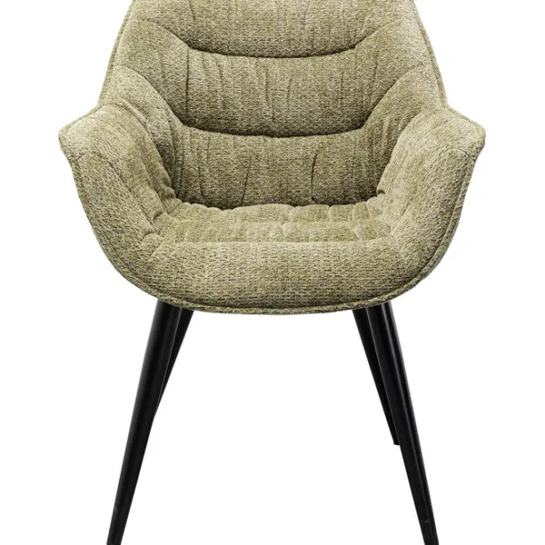 chair_with_armrest_thelma_0-1.webp Outlet KARE Design Chair with Armrest Thelma Melange Green