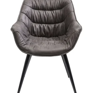 Outlet KARE Design Chair with Armrest Thelma Grey