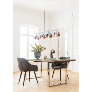 Outlet KARE Design Chair with Armrest Thelma Grey