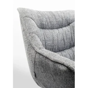 Online KARE Design Chair with Armrest Thelma Melange Grey