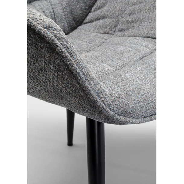 chair_with_armrest_thelma_6.webp Online KARE Design Chair with Armrest Thelma Melange Grey