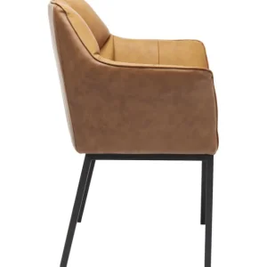 Discount KARE Design Chair with Armrest Thinktank Brown