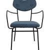 Online KARE Design Chair with Armrest Viola Blue