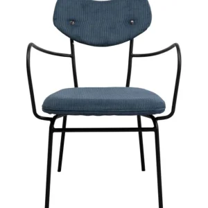 Online KARE Design Chair with Armrest Viola Blue