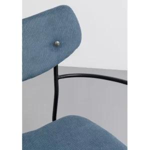 Online KARE Design Chair with Armrest Viola Blue
