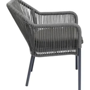 New KARE Design Chair with Armrest Wave Grey