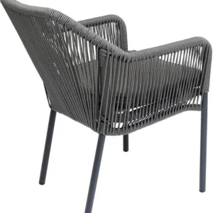 New KARE Design Chair with Armrest Wave Grey