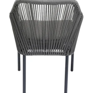 New KARE Design Chair with Armrest Wave Grey