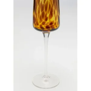 Fashion KARE Design Champagne Glass Caramel