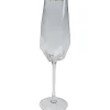 Best KARE Design Champagne Glass Diamond Gold Rim