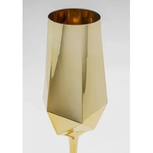 New KARE Design Champagne Glass Diamond Gold