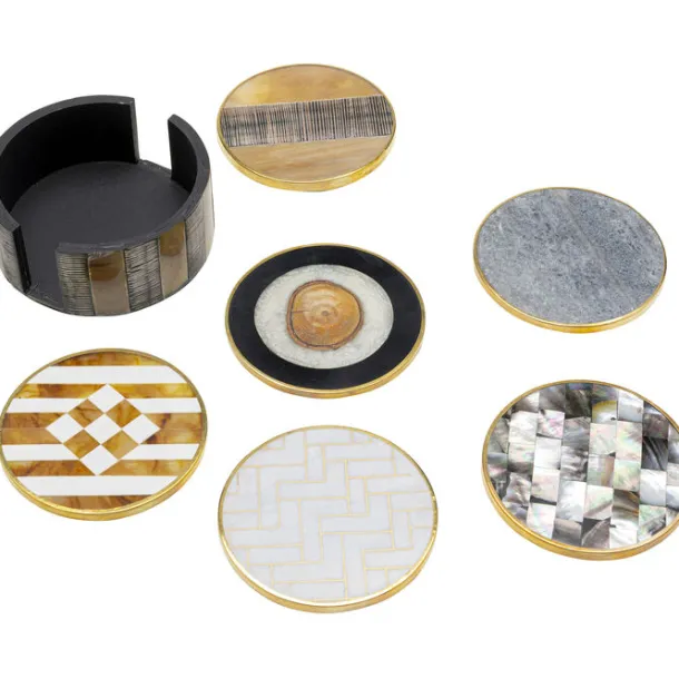 coaster_nature_set_1.webp Discount KARE Design Coaster Nature (6/Set)