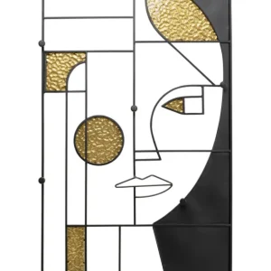 New KARE Design Coat Rack Art Girl Face 60x90cm