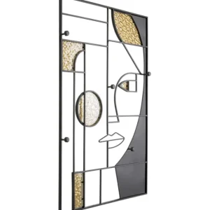 New KARE Design Coat Rack Art Girl Face 60x90cm