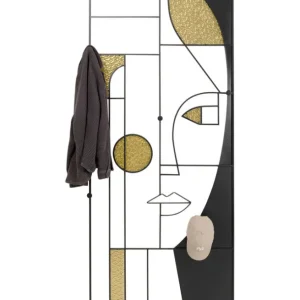 Clearance KARE Design Coat Rack Art Girl Face 90x200cm