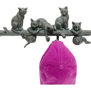Best KARE Design Coat Rack Cats Life 42cm