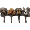 Fashion KARE Design Coat Rack Dog Family 31cm