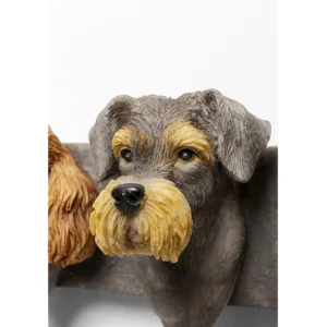 Fashion KARE Design Coat Rack Dog Family 31cm