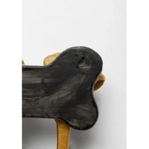 Outlet KARE Design Coat Rack Dog Family Gold 31cm