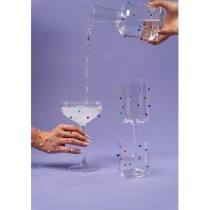 Fashion KARE Design Cocktail Glass Party Dots 19cm
