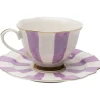 New KARE Design Coffee Cup Harlequin Purple (2/part)