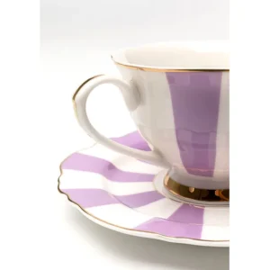 New KARE Design Coffee Cup Harlequin Purple (2/part)