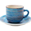 Online KARE Design Coffee Cup Swirl Blue (2/part)