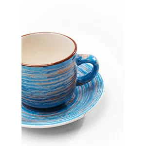 Online KARE Design Coffee Cup Swirl Blue (2/part)