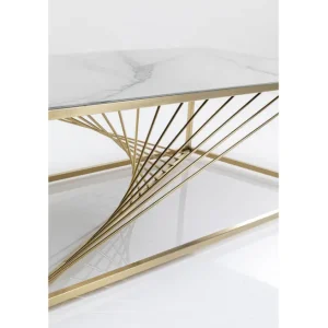 Sale KARE Design Coffee Table Art Marble Glass 140x70cm