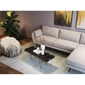 Fashion KARE Design Coffee Table Aspen Black 100x40